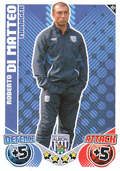 Roberto Di Matteo West Bromwich Albion 2010/11 Topps Match Attax Manager #461